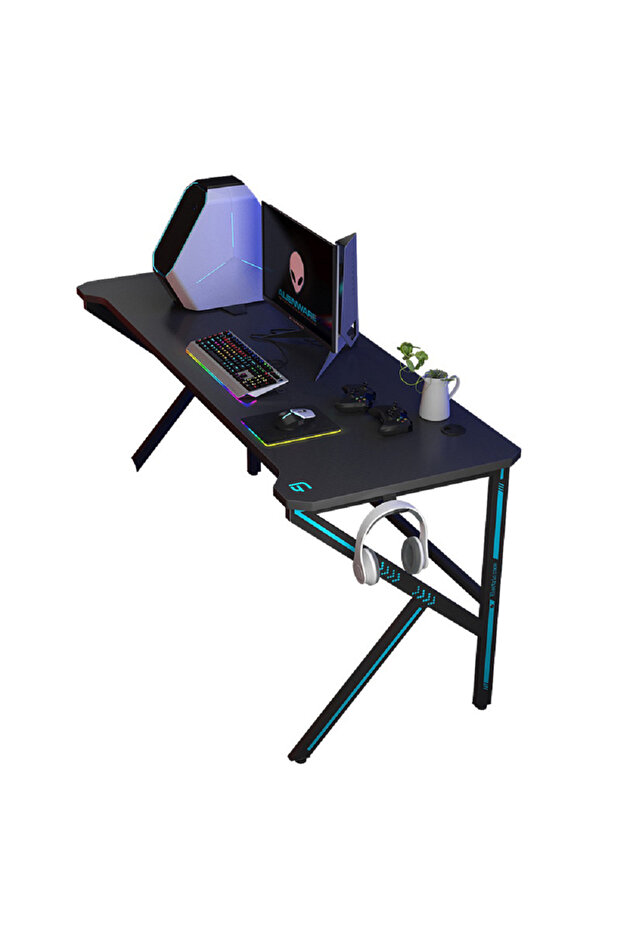Home K-shaped Gaming Computer Table - 1