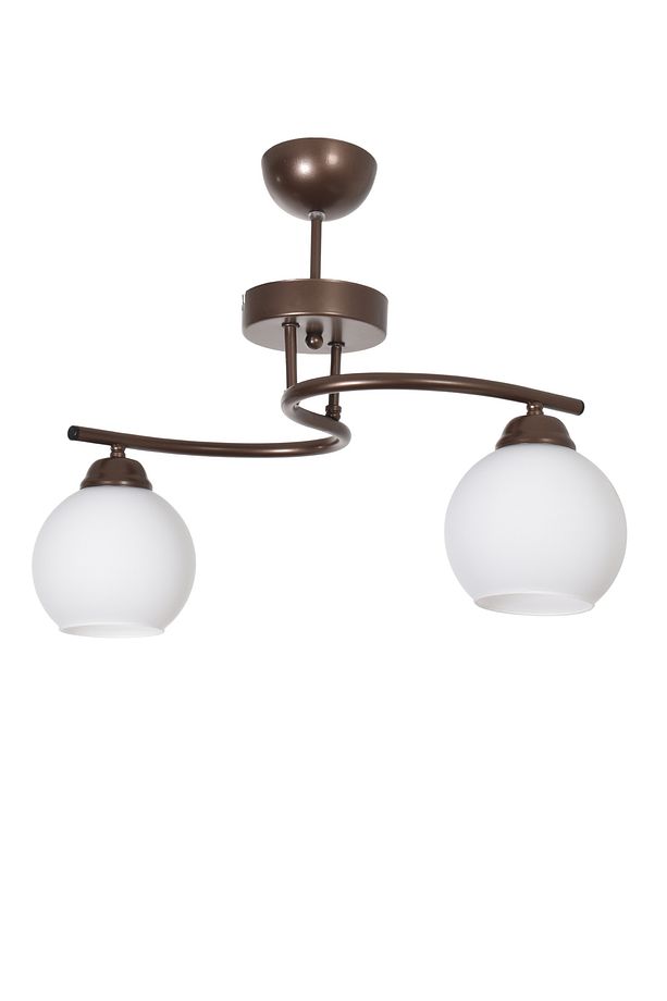 Fuji Modern Dekoratif Salon - Mutfak - Yatak Odası Renk Camlı 2 Li Avize - 1