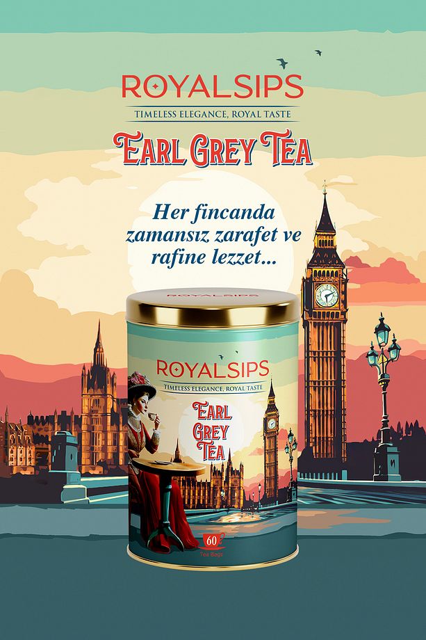 Earl Grey Tea 60 Süzen Poşet - 4