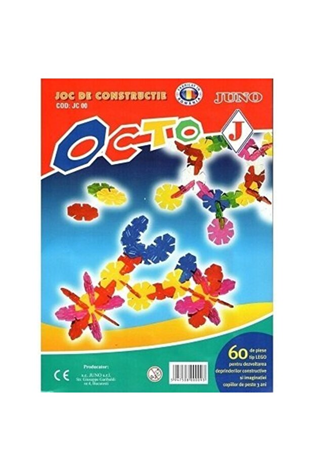Joc de constructie Octo, 60 de piese - 1