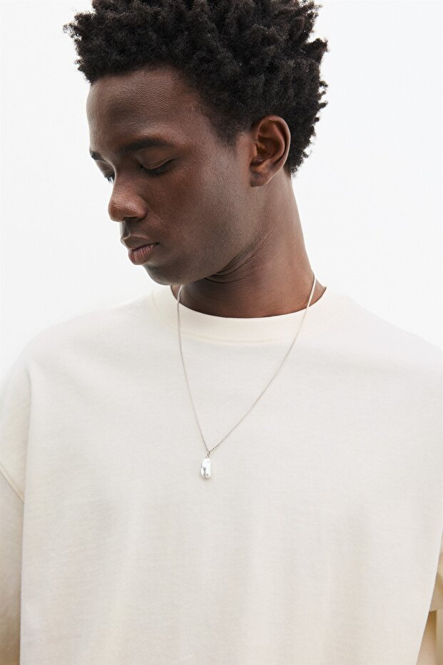 Kısa kollu boxy t-shirt - 5