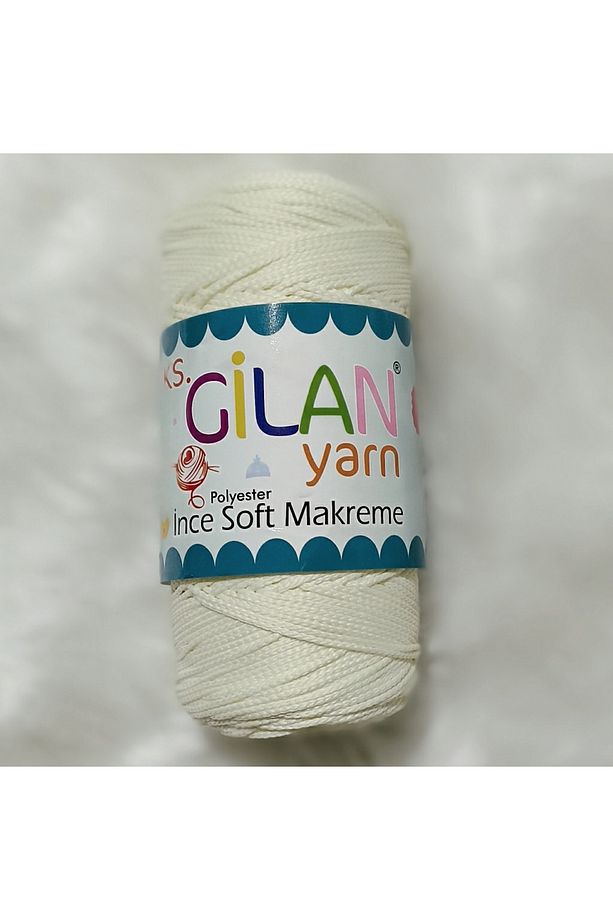 Gilan İnce Polyester Soft Makrome 1300 Krem - 1