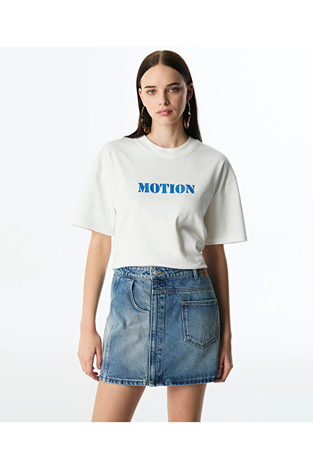 ASİMETRİK JEAN ETEK - 2