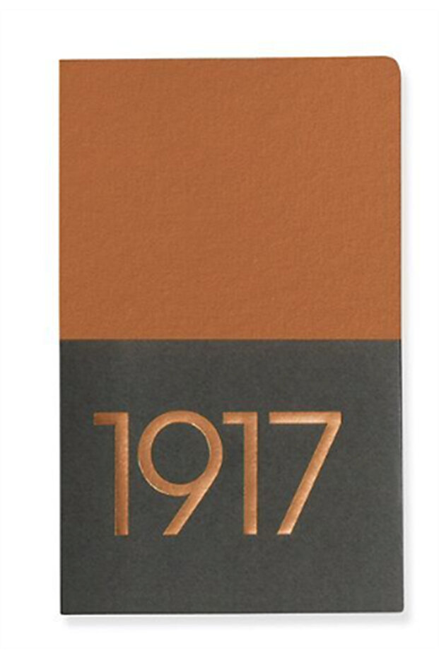 Leuchttrum 1917 Jottbook Metallic Edition مجموعة دفاتر ملاحظات غير مسطرة مكونة من قطعتين مقاس A5 نحاسي 355539