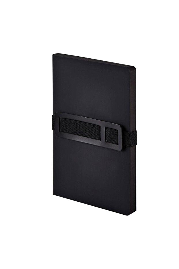 دفتر ملاحظات رمادي منقط مقاس A5 باللون الأسود - 3
