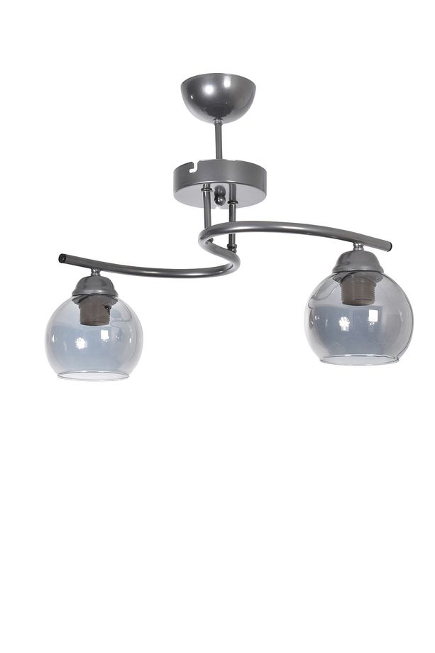 Fuji Modern Dekoratif Salon - Mutfak - Yatak Odası Renk Camlı 2 Li Avize - 1