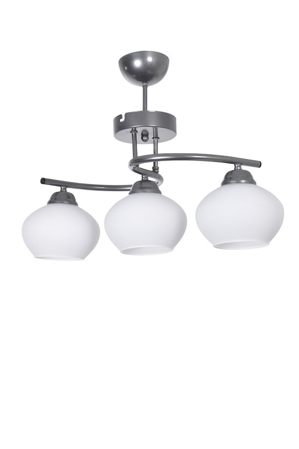 Fuji Modern Dekoratif Salon - Mutfak - Yatak Odası Renk Camlı 3 Lü Avize - 1