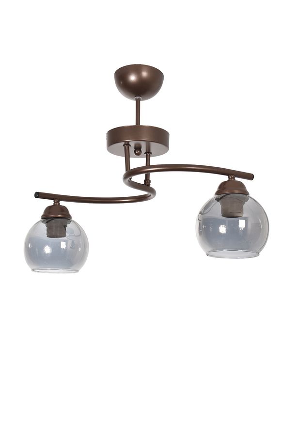 Fuji Modern Dekoratif Salon - Mutfak - Yatak Odası Renk Camlı 2 Li Avize - 1