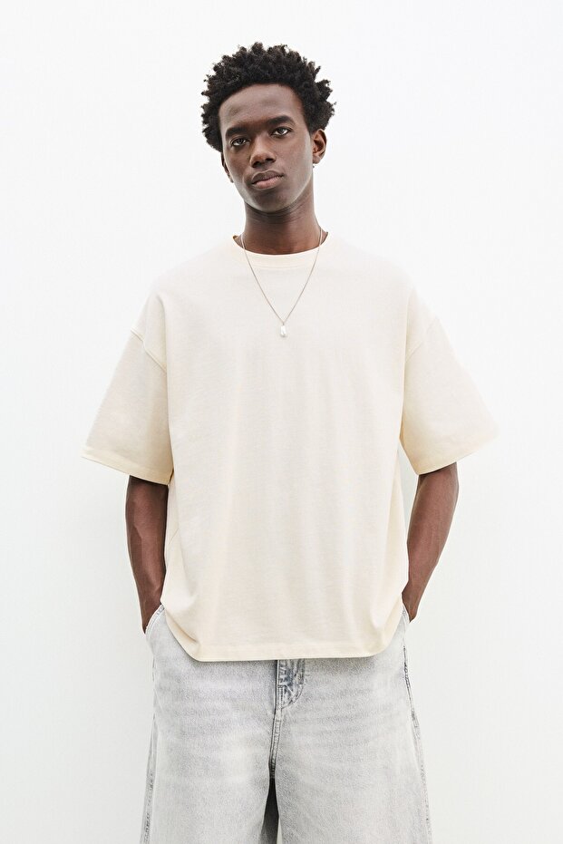 Kısa kollu boxy t-shirt - 6