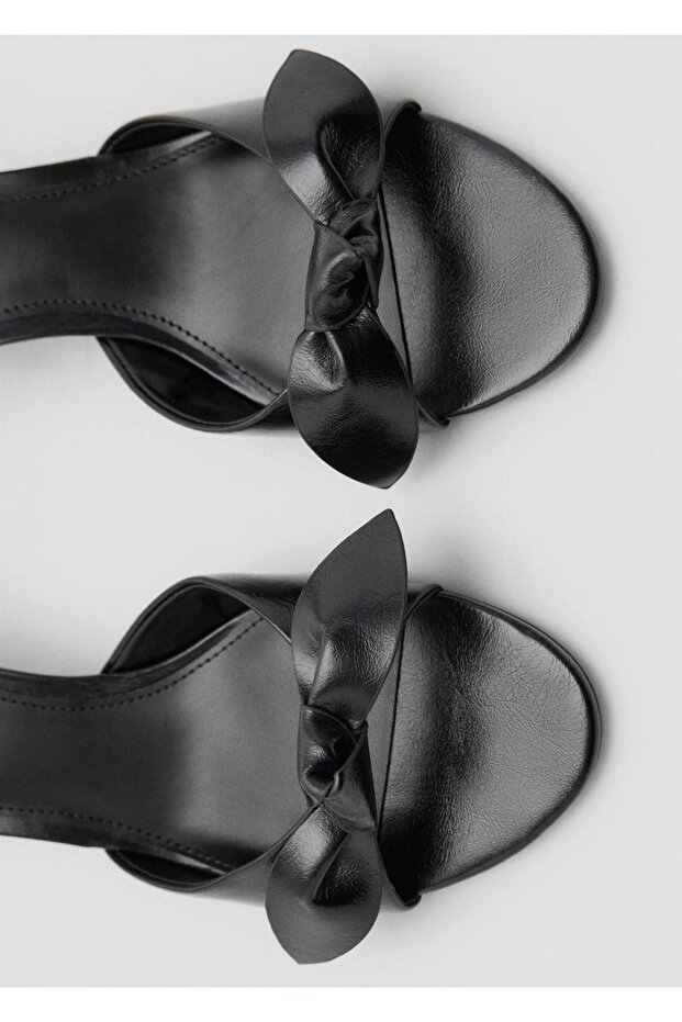 Kurdeleli topuklu sandalet - 3