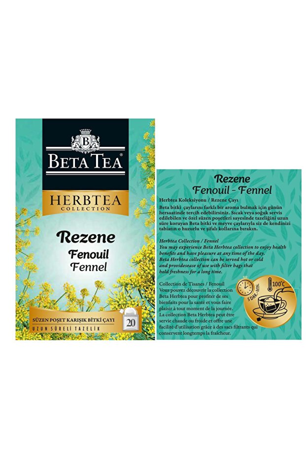 Rezene Çayı 20 Adet - Beta Herbtea Collection - 2