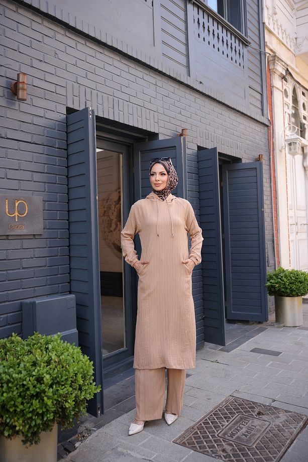İkili Takım Kapüşonlu-lara kumaş - 6