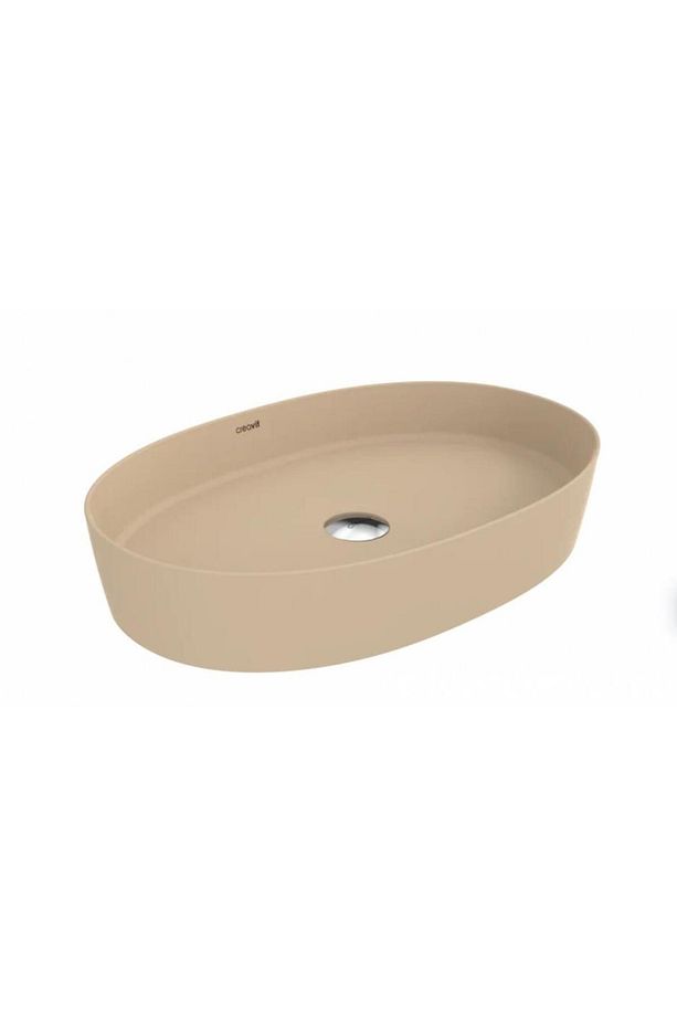 Lp160 Loop Oval Çanak Lavabo 40x60 Cm Mat Cappuccino - 1