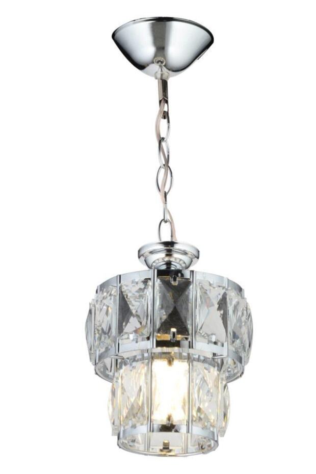 Miraç 2 Katlı Tekli Gümüş Avize - 1