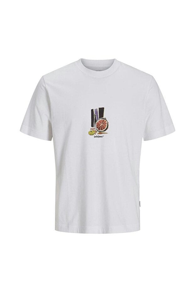 Jor Varenna Tee Crew Neck White Men's T-Shirt