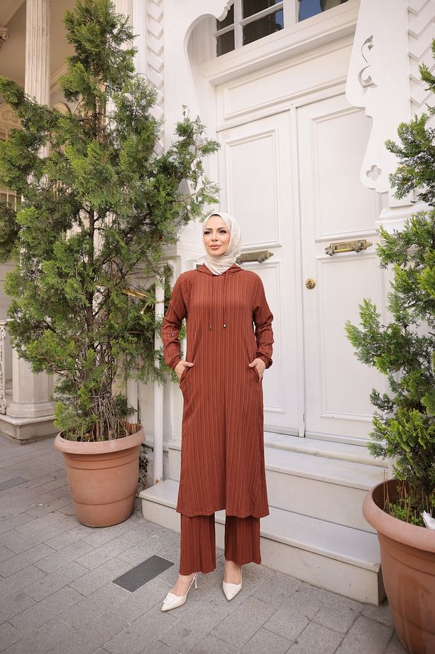 İkili Takım Kapüşonlu-lara kumaş - 6