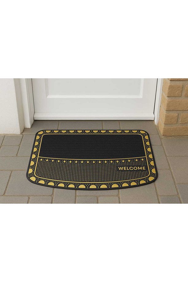 Kalın kabartmalı kapı önü paspası Pvc 45x70 - 1