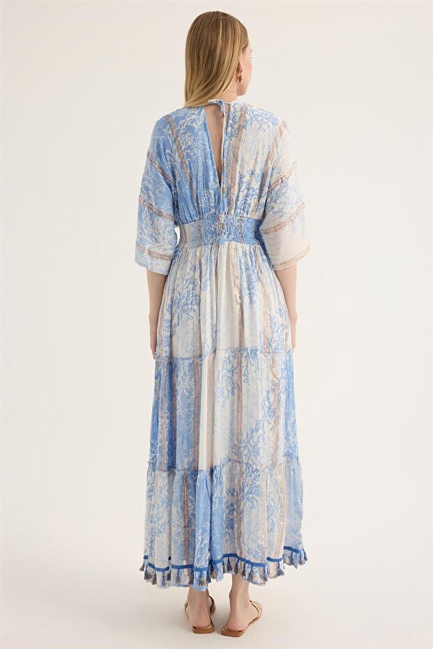 Payet İşlemeli Elbise - 5