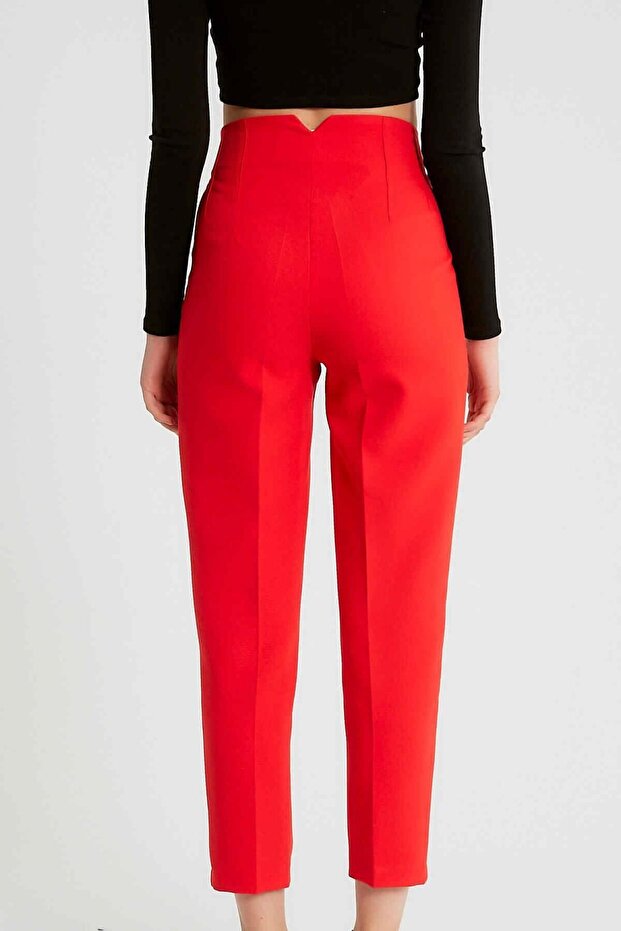 Cepli Kumaş Pantolon - 3