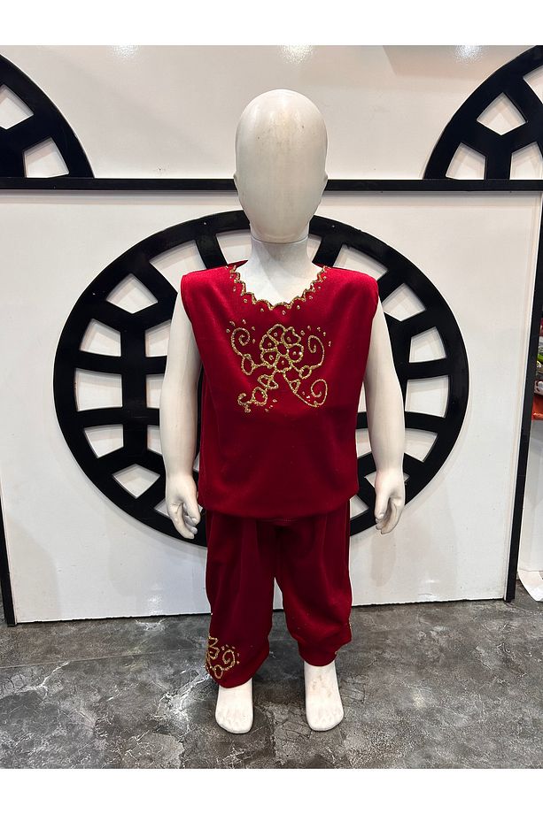 Çocuk Bindallı Kaftan Kına Elbisesi - 5