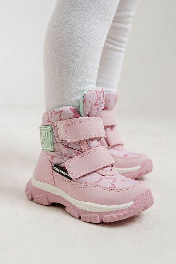 Kız Çocuk Pembe Su Geçirmez Günlük Bot - 1