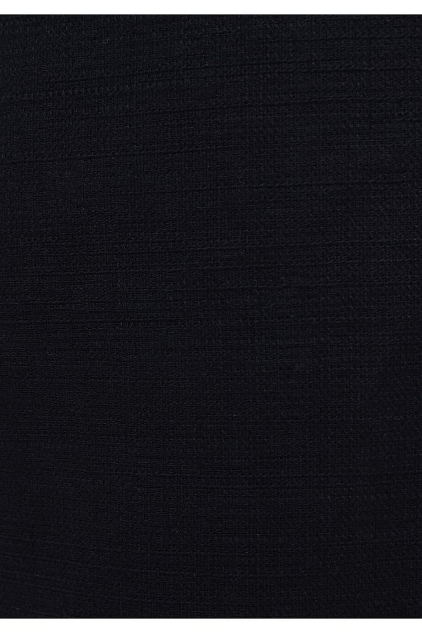 Regular Fit Orta Bel Uzun Paça Erkek Siyah Pantolon - 7