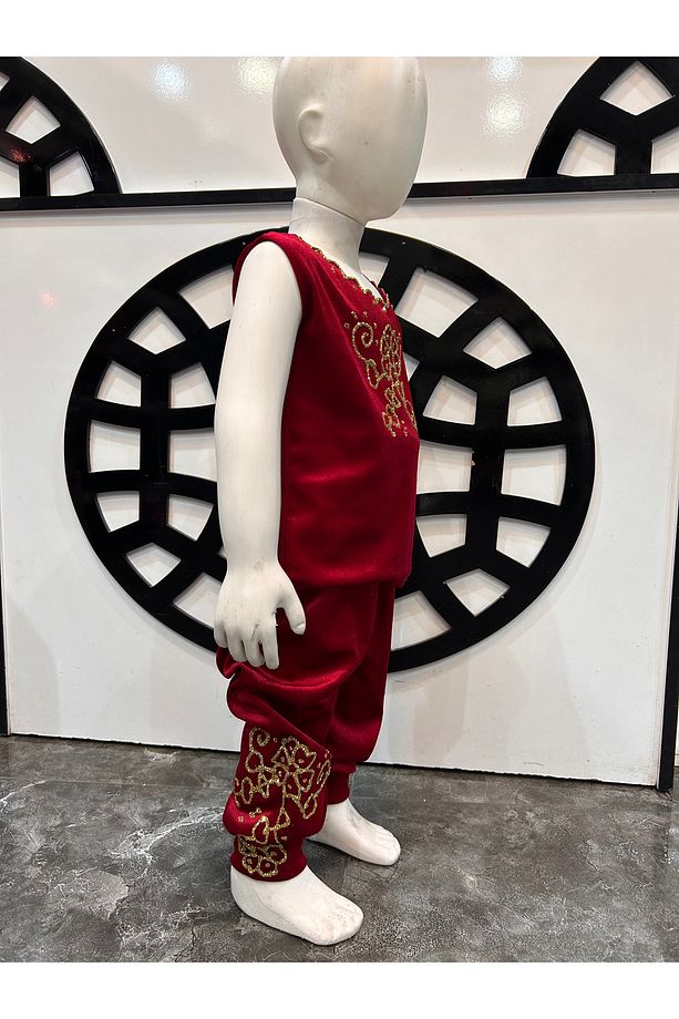 Çocuk Bindallı Kaftan Kına Elbisesi - 6