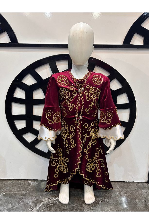 Çocuk Bindallı Kaftan Kına Elbisesi - 1