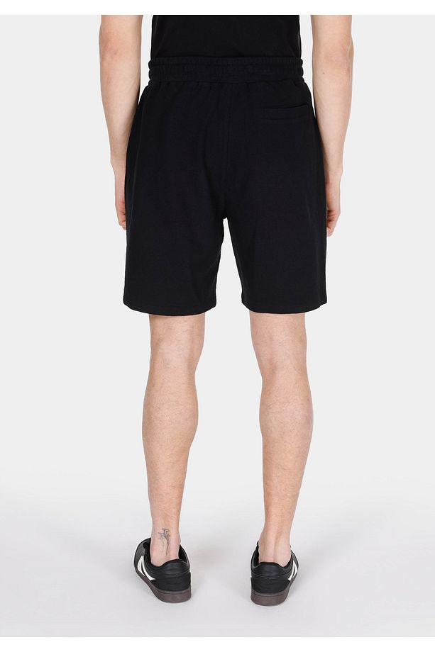 Regular Fit Orta Bel Düz Erkek Siyah Şort - 2