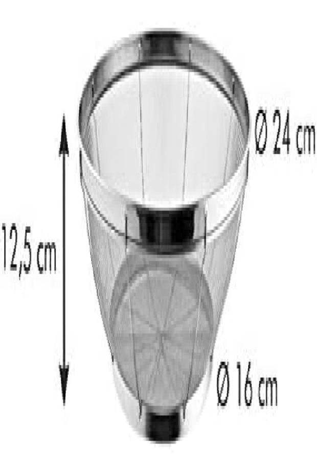 سلة تصفية جراند شيف بقطر ٢٤ سم - مصفاة مطبخ متينة ومتنوعة - 3