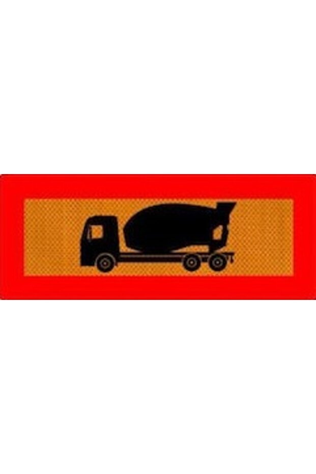2 Pack Rear Marker Sticker for Heavy Duty Vehicles 500X200 mm