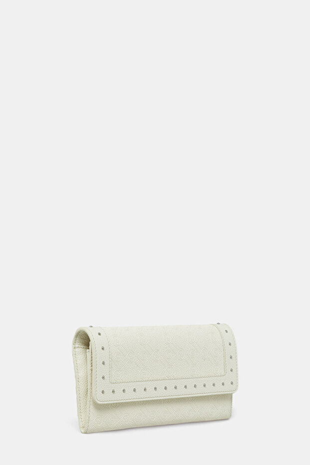 KREM MONOGRAM CÜZDAN - 2