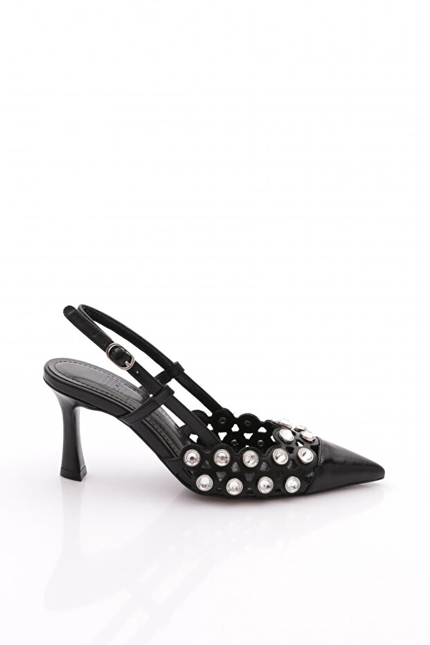 7091 Women's Stone Heeled Shoes