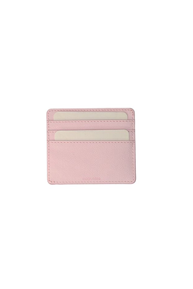 Acar Petra Thermo Leather 10*8,2 cm Card Holder Wallet Pink