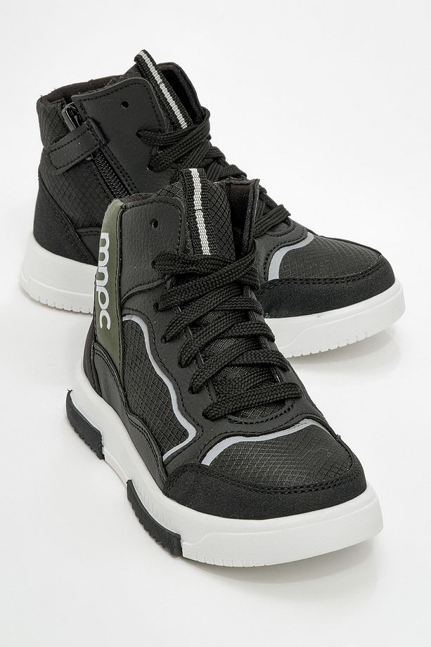 Erkek Çocuk Siyah Anatomik Sneaker Bot - 5
