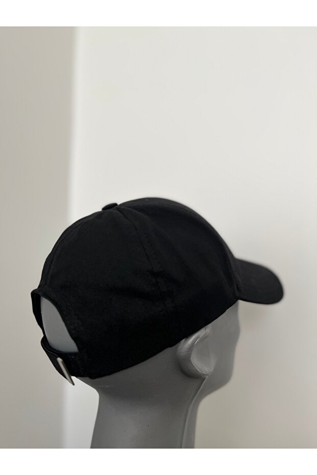 قبعة قبعة اللون الأسود - 3