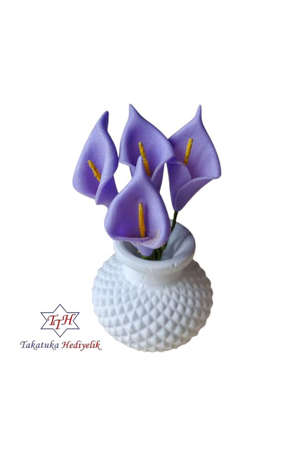 Üçlü Dekoratif Mini Set Gala Çiçekli 4x7cm - 3