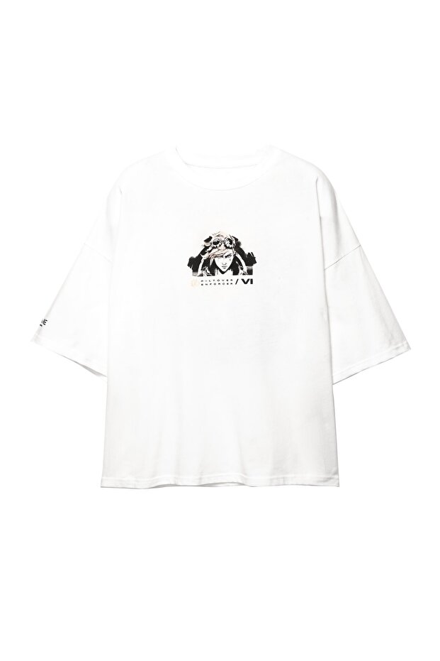 Arcane baskılı t-shirt - 3