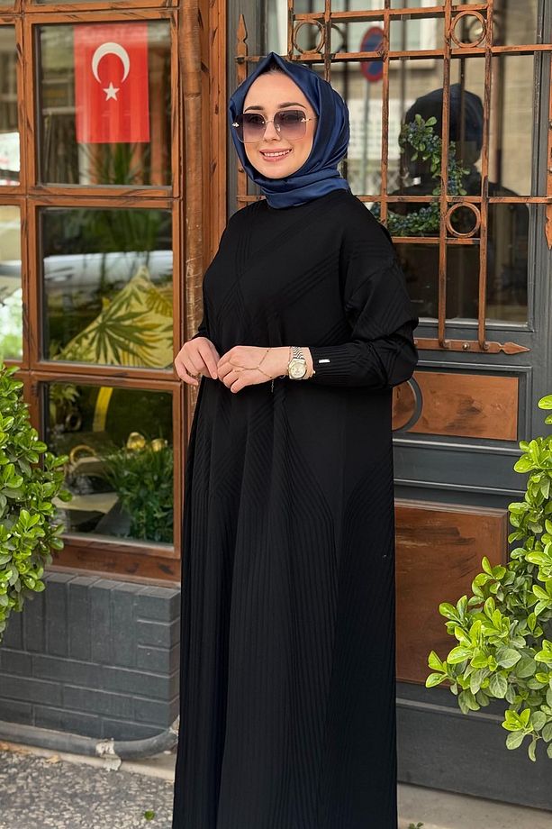 İNVEE Elbise 7002A Siyah - 3