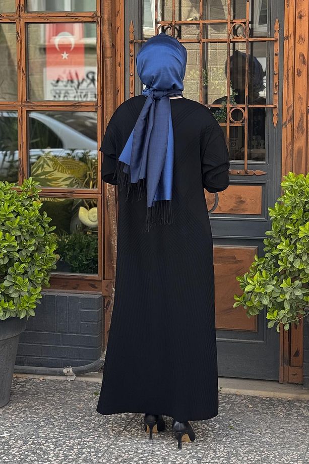 İNVEE Elbise 7002A Siyah - 4