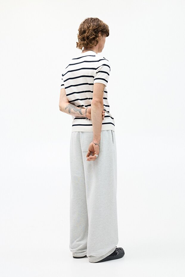 Kısa kollu triko t-shirt - 4