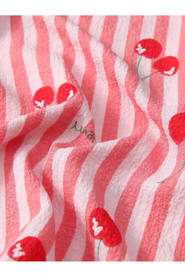 Kadın Tiril Kumaş Şortlu Gömlek Pijama Takımı - 4