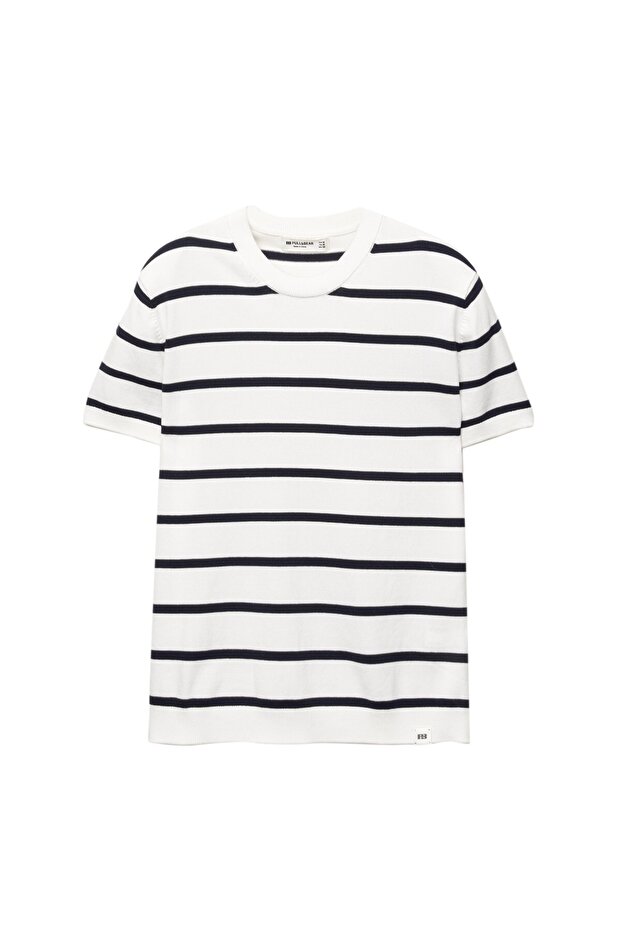 Kısa kollu triko t-shirt - 3