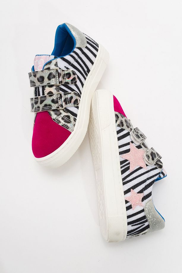 Kız Çocuk Fuşya Sneaker Ayakkabı - 4