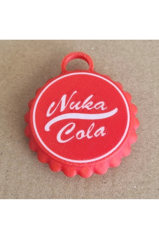 Fallout Nuka Cola Themed Case Keychain Keychain for Airtag