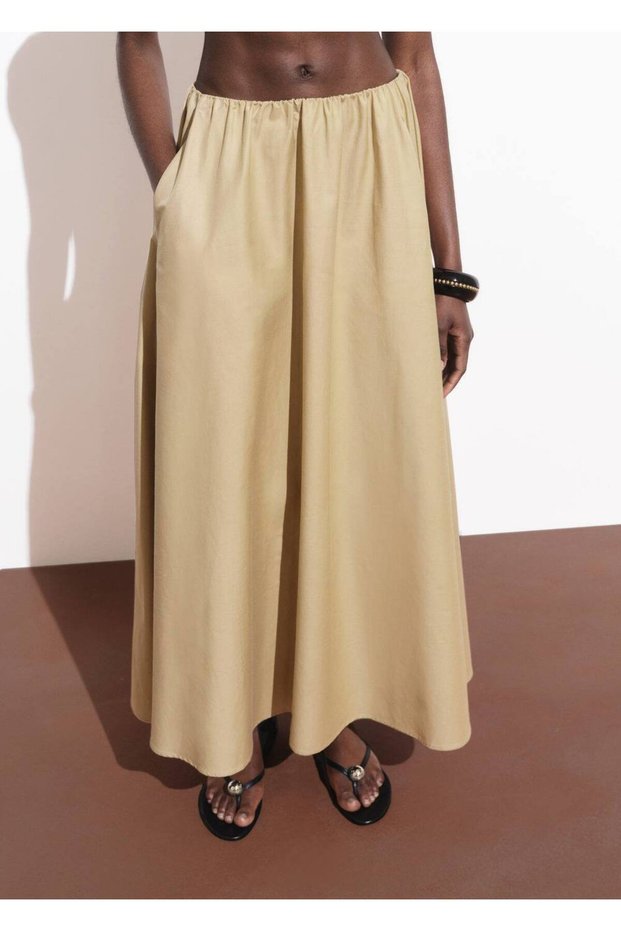 A-Line Cotton Skirt