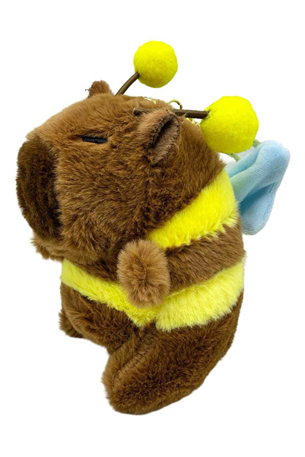 Capybara Bee Keychain by Plus with Spool - 3