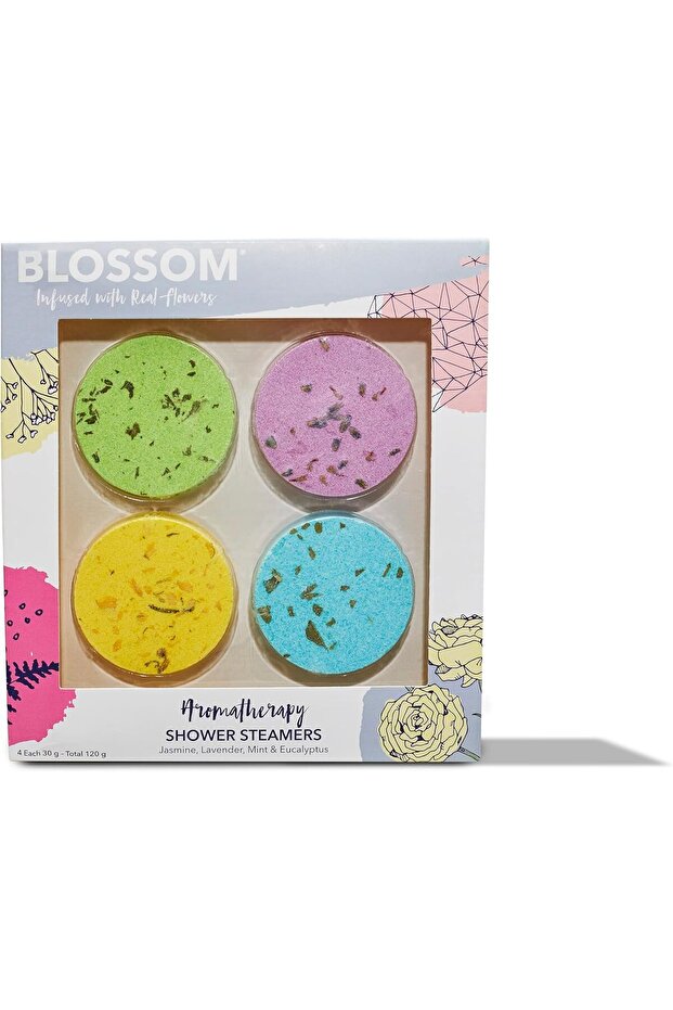 Aromatherapy Shower Steamers, Bath Bomb Tablets With Essential Oils For Stress Relief