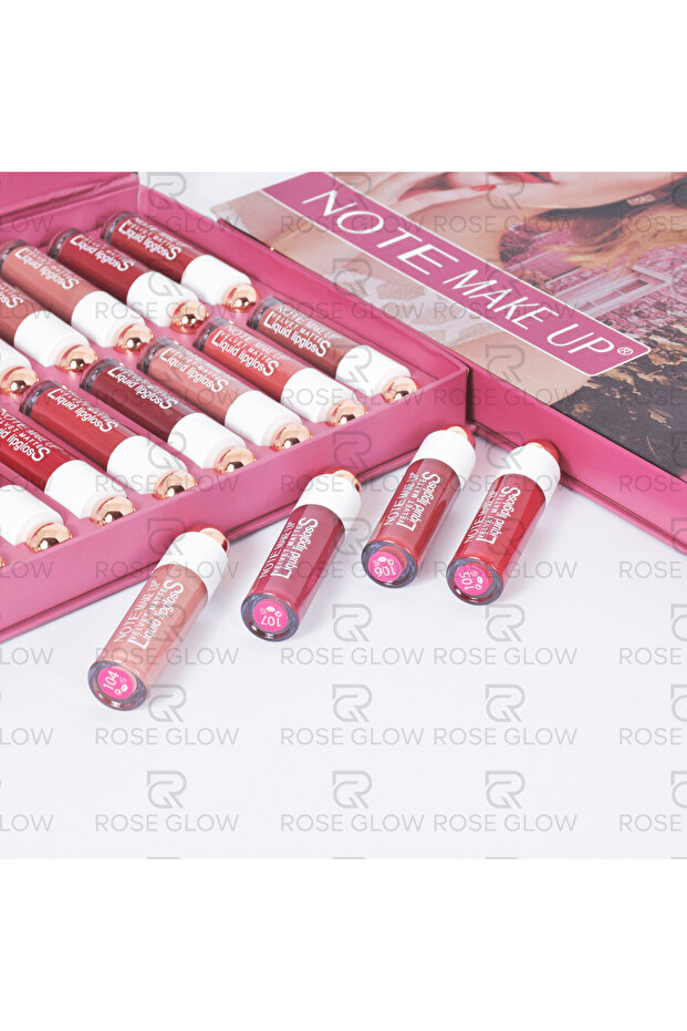 Make Up Smooth Lip Gloss Liquid Lipstick Collection (24 Colors) | Lipsticks with a Soft, Glossy, and Matte Finish - 2