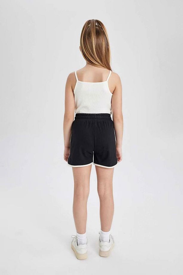 Kız Çocuk Beli Lastikli Basic Düz Şort B5164a825hs - 5